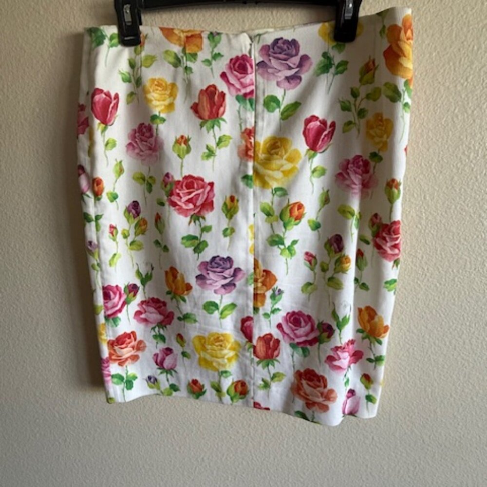 Vintage Christian Dior Easter Floral Print Blazer/skirt - Picture 7 of 8